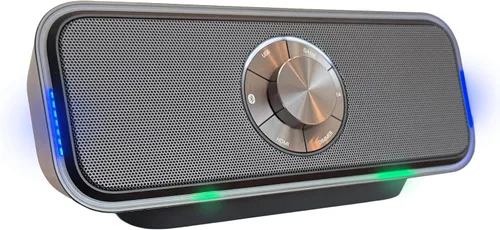 Vista 5 de PIONEER Altavoz para juegos de escritorio,Sonido TECTOR,Altavoz frontal compacto con medidor de detección de sonido LED,PC, PS5/PS4,Interruptor,USB