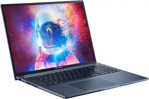 Vista 2 de ASUS Portátil VivoBook 16X, WUXGA de 16 pulgadas (1920 x 1200) pantalla 16:10, CPU AMD Ryzen 5 5600H, gráficos AMD Radeon Vega 7, 16 GB de RAM, SSD