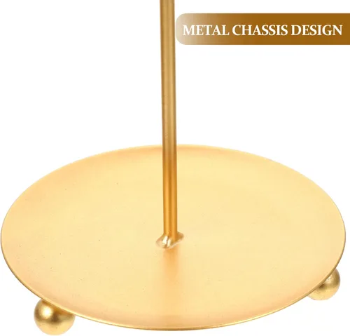 Vista 6 de Organizador de joyas, joyero, organizador de joyas con colgante de metal dorado para collares, aretes y accesorios, organizador de joyas, caja