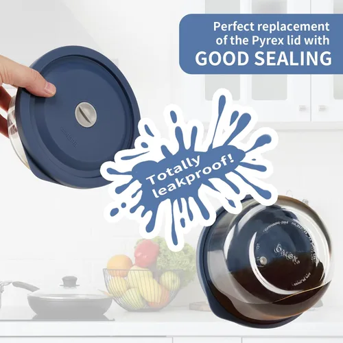 Vista 4 de Tapas de repuesto para Pyrex 7402-PC 7 tazas y 7201-PC 4 tazas 6
