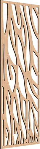 Vista 174 de 9 3/8"W x 24 3/8"H x 1/4"T Bristol Decorativos Paneles de Pared de Madera Calado, Cereza