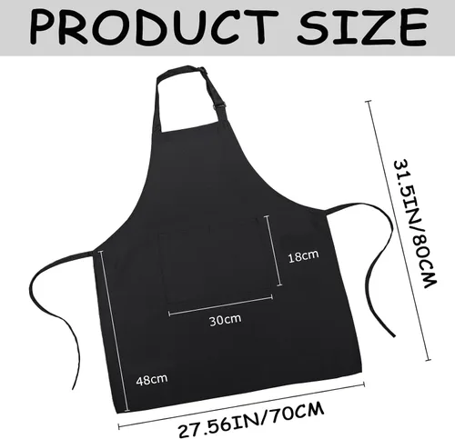 Vista 4 de Delantales personalizados para hombres y mujeres, delantal personalizado con tu logotipo de texto, cocina, arte de uñas, delantales de peluquería