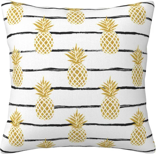 Vista 16 de Funda de cojín cuadrada de felpa corta súper suave para decoración del hogar, con cremallera invisible, 18 x 18 pulgadas, sin relleno, temática