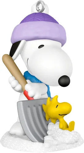 Vista 11 de Hallmark Keepsake Adorno navideño de cacahuetes (diversión de invierno con Snoopy)