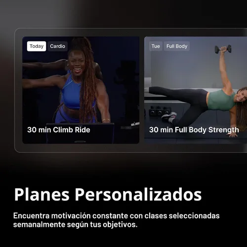Vista 8 de Peloton Bikes - Bicicletas de ejercicio de interior para entrenamiento cardiovascular y de fuerza