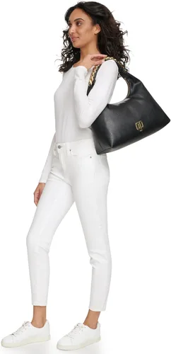 Vista 5 de DKNY Hobo de ceniza, negrodorado, NegroOro