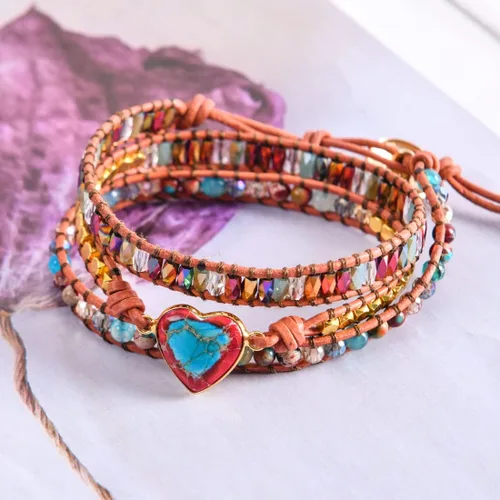 Vista 5 de YGLINE - Impresionante colección de pulseras de cuero hechas a mano