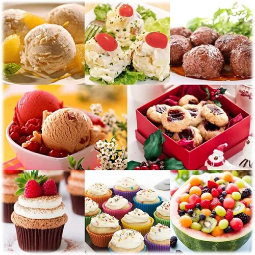 Vista 8 de Cuchara para helado, juego de 3 cucharas para galletas, cuchara de helado de acero inoxidable con liberación de gatillo, cuchara de galletas