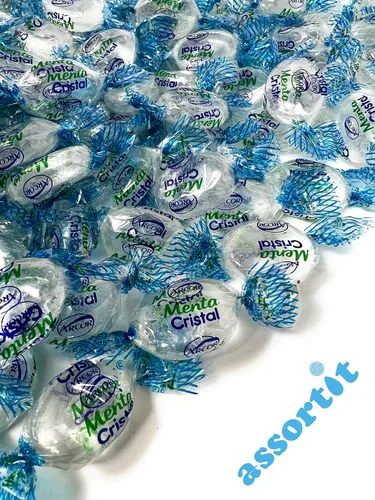 Vista 6 de Crystal Clear Mints – 1 libra – Caramelos duros de menta transparentes, refrescantes y elegantes para después de la cena – Surtido de dulces vintage