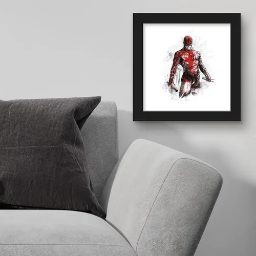 Vista 3 de Trends International Gallery Pops Marvel Comics Daredevil - Póster de pared con dibujo de The Man Without Fear, 12.00 x 12.00 pulgadas, versión
