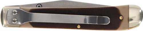 Vista 4 de Old Timer 294OT Liner Lock Trapper - Navaja de bolsillo tradicional de 7.2 pulgadas con 1 hoja de punta de clip de acero inoxidable de alto carbono