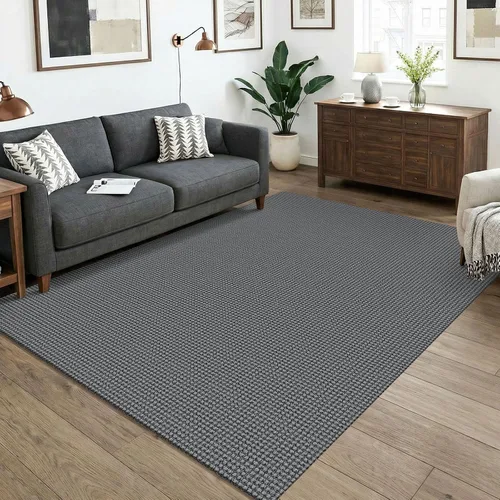 Vista 91 de KOZYFLY - Tapete para puerta de interior, lavable, pequeña, antideslizante, con respaldo de goma, felpudo de algodón para el hogar, color negro