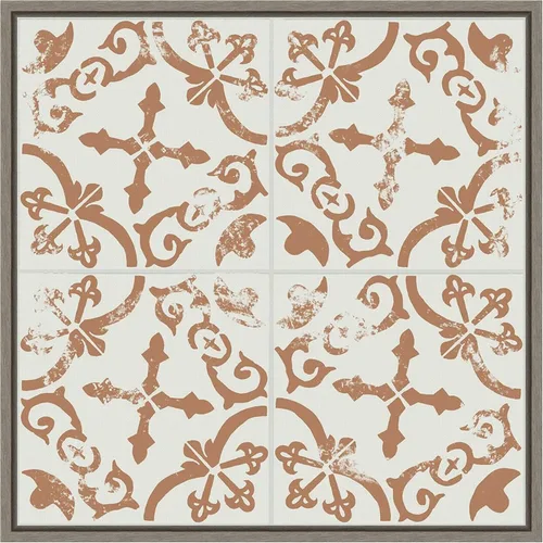Vista 16 de Amanti Art Lienzo enmarcado para pared, azulejos de cerámica II de 16 x 16 pulgadas, por Melissa Wang, lienzo enmarcado para pared, obras de arte