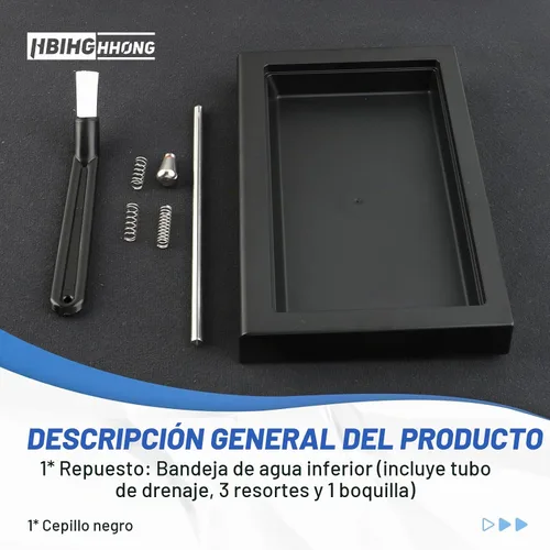 Vista 7 de Low Profile Thin Drip Tray Kit for Traditional Espresso Coffee Machine