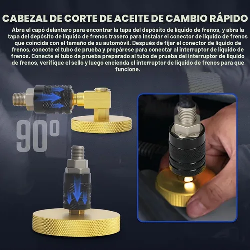 Vista 7 de AUTOOL Kit de purga de cilindro maestro, 20 adaptadores de purga de presión