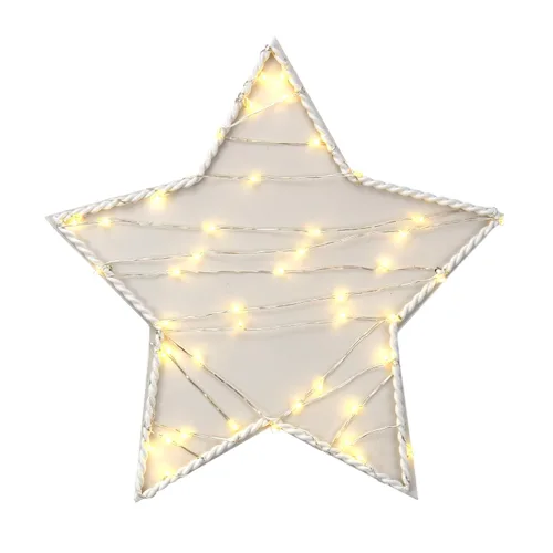 Vista 2 de Lambs & Ivy Signature Star - Decoración de pared con luz LED para colgar en la pared