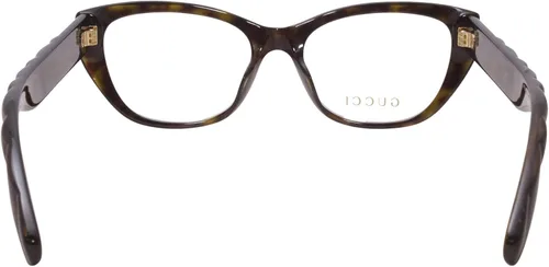 Vista 4 de Gucci GG0813O 002 - Lentes para mujer montura óptica de borde completo Havanadorado 2047in Havana Transparente Habana