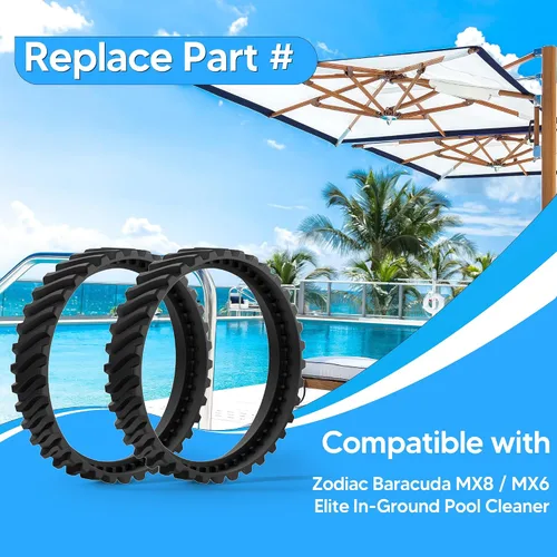 Vista 9 de R0526100 - Neumático de pista compatible con limpiador de piscina Zodiac