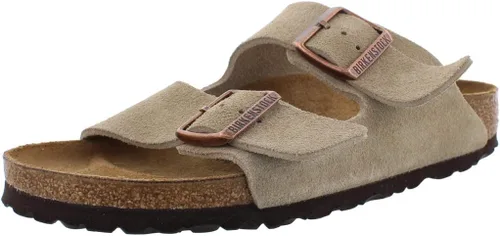 Vista 120 de Birkenstock Sandalias unisex Arizona con plantilla suave para adultos Negro (black Oiled Leather)