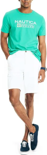 Vista 4 de Nautica Camiseta con logotipo de diseño sostenible para hombre