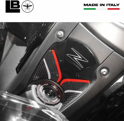 Vista 3 de labelbike - Kit de calcomanías de resina de gel 3D para decoración y protección de motocicleta compatibles con Kawasaki Z900 - Color similar al