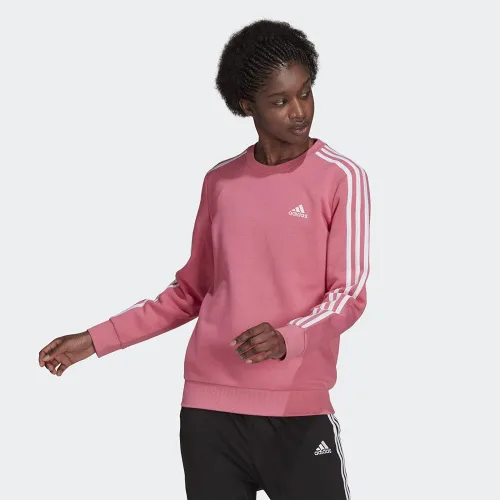 Vista 37 de adidas Sudadera Essentials de forro polar con 3 rayas para mujer