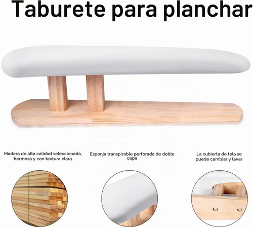 Vista 3 de Acolchado de manga más larga, acolchado ultra grueso, tabla de planchar de doble cara