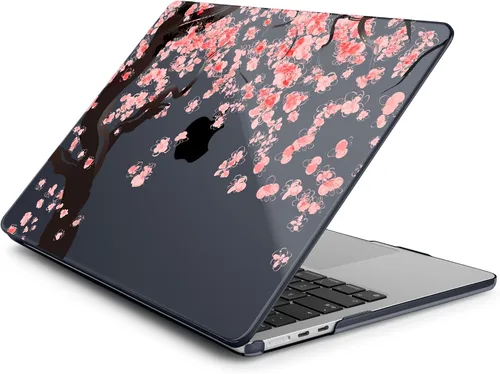 Vista 11 de Batianda Funda para MacBook Air de 15 pulgadas 2024 M3 2023 M2 modelo A3114/A2941, carcasa rígida de plástico de diseño único, cubierta de teclado