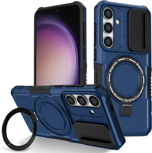 Vista 38 de Funda magnética para Samsung Galaxy Note 20 Ultra, soporte para teléfono, funda protectora mate a prueba de golpes, funda protectora para teléfono