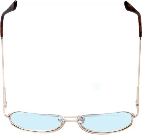 Vista 5 de Calabria 1106 - Lentes de lectura de metal con bloqueo de luz azul o lente transparente, para hombres y mujeres, diseño elegante, lectores
