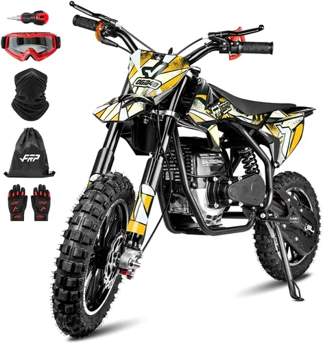 Vista 21 de FRP FX40 - Bicicleta de motocross a gas para adolescentes, 40 cc, 4 tiempos Púrpura