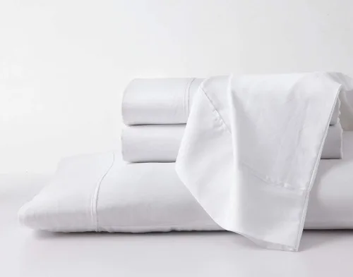 Vista 13 de Juego de sábanas de algodón egipcio puro de 600 hilos y fundas de almohada – Sábanas de algodón egipcio tamaño individual – Sábanas de satén