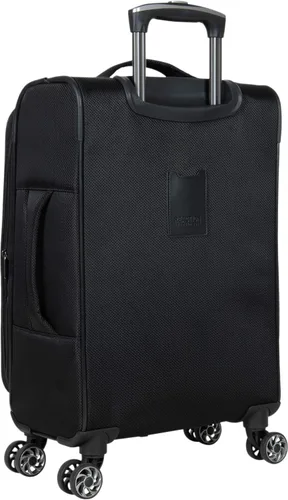 Vista 5 de Kenneth Cole Reaction Rugged Roamer Luggage Collection - Maleta de viaje ligera y expandible con 8 ruedas, Negro -, Rugged Roamer Luggage Collection