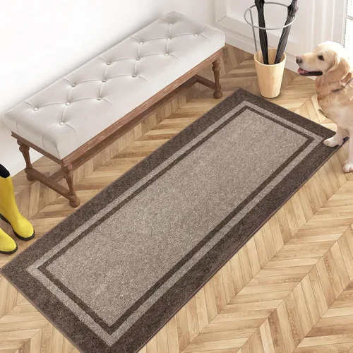 Vista 31 de PURRUGS Tapete para puerta con atrapamiento de suciedad, 20 x 32 pulgadas, antideslizante, lavable a máquina, tapete de entrada, tapete para puerta