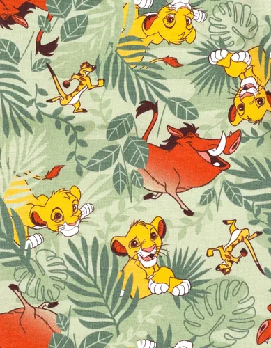Vista 5 de Disney Mickey Mouse Lion King Pixar Toy Story - Conjunto de camiseta y pantalones cortos de felpa francesa para niño grande