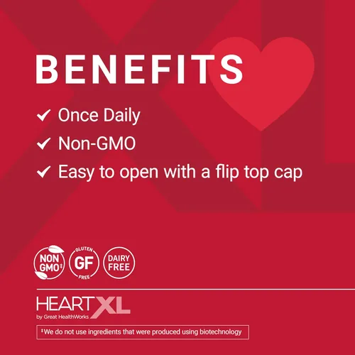 Vista 3 de HeartXL Omega-7 Blend Apoyo a la salud cardiovascular - Promueve el metabolismo saludable - Suplemento de salud cardíaca sin gluten - 30 geles suaves