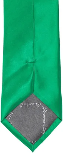 Vista 392 de tiemart Corbata de color sólido para hombre Longitud estándar