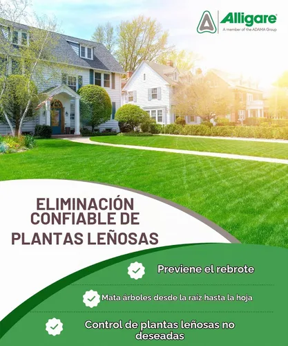 Vista 5 de ALLIGARE Triumph RTU herbicida herbicida mata tocones de árbol listo para usar con tinte azul, controla las plantas leñosas y evita que broten