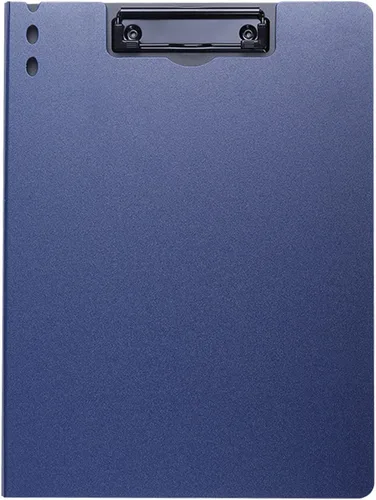 Vista 9 de Carpeta plegable con portapapeles, portapapeles plegables con soporte para bolígrafo y cubierta, tablero de clip tamaño carta estándar A4, 12.5 x