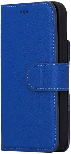Vista 9 de Bayelon Funda para iPhone 13, funda de cuero de grano completo, [2 en 1] Cartera magnética desmontable para teléfono, funda abatible con ranuras