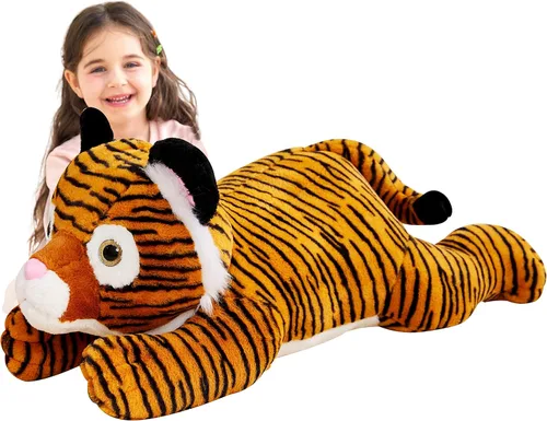 Vista 16 de IKASA Animal de Peluche de Gato Grande Juguete de Peluche, Gatito Gigante Lindo Juguetes Suaves Jumbo, Peluche Enorme de Gran Tamaño Peluche