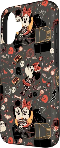 Vista 2 de iPhone 16 Disney Mickey Mouse & Minnie Mouse Scary Sweet Halloween Case