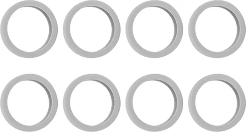 Vista 7 de Adorila Paquete de 8 fundas de silicona resistentes para maletas de equipaje, fundas de silicona resistentes para ruedas giratorias, fundas