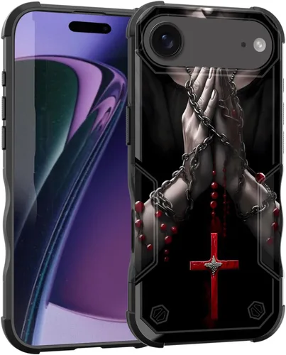 Vista 131 de Funda para iPhone Air, [doble capa] [protección contra caídas de grado militar de 10 pies] Funda resistente a prueba de golpes para iPhone Air