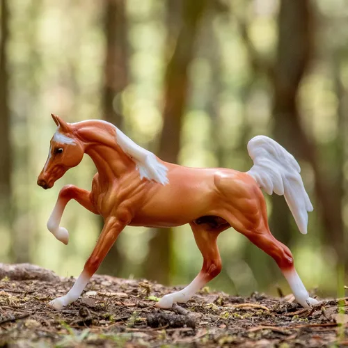 Vista 2 de Breyer Colección Horses Stablemates Pintos & Palominos Juego de 4 caballos Escala 1:32 3.75 pulgadas x 2.5 pulgadas Juguete de caballo