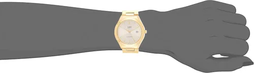 Vista 4 de Casio De los hombres mtp1170N-9a Dial de Oro Reloj de cuarzo de acero inoxidable con oro