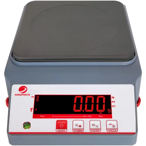 Vista 8 de Escala de equilibrio de laboratorio de precisión de 22.0 lbs 0.00 oz Escala de grano/gramo Báscula científica Escala calibrada Pesaje de laboratorio