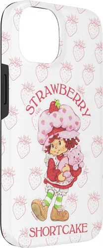 Vista 3 de iPhone 14 Strawberry Shortcake Cutie - Funda con diseño de fresas vintage