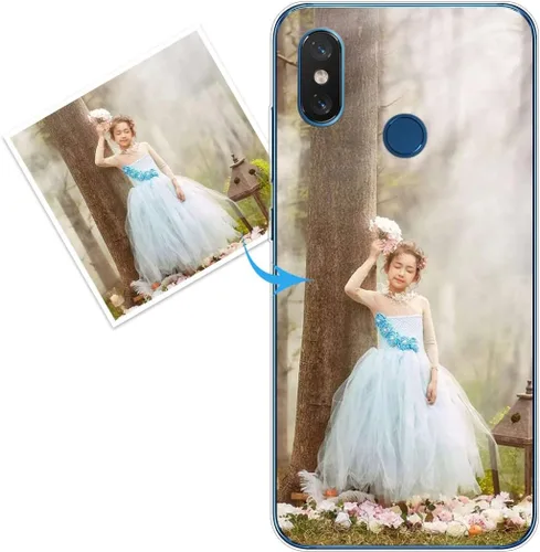 Vista 33 de Funda personalizada compatible con Oppo A1 Pro, fundas de teléfono personalizadas con imagen de foto, imagen de texto, cubierta transparente