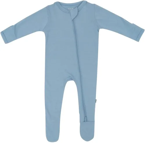 Vista 54 de KYTE BABY Pies unisex con cierre de cremallera, rayón hecho de bambú, 0-24 meses